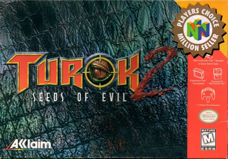 Turok 2 Seeds of Evil - Nintendo 64 Game