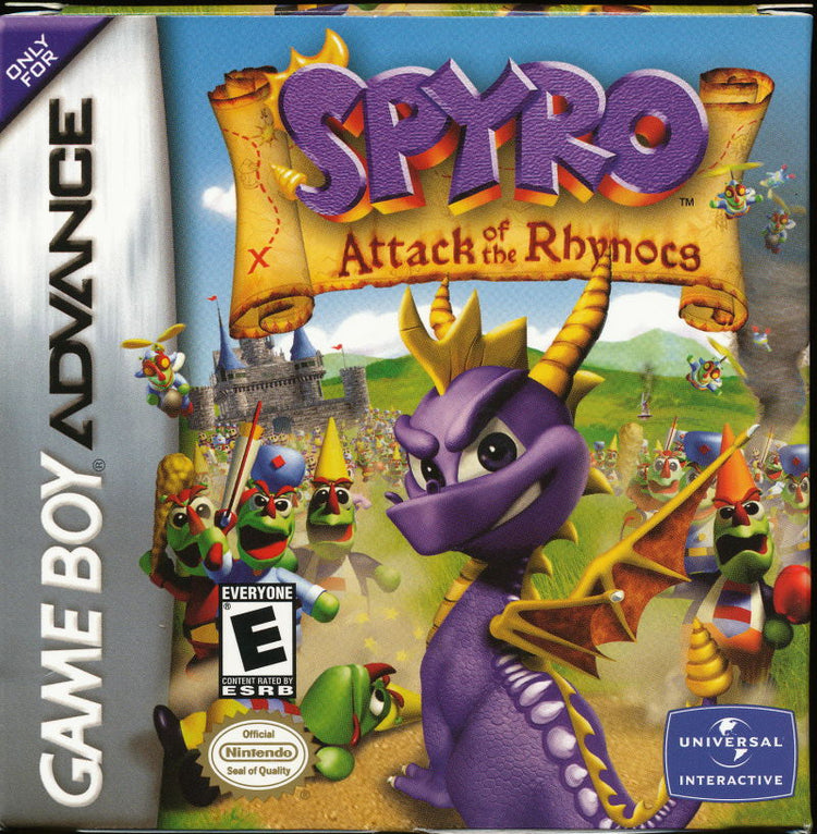 Spyro Attack of the Rhynocs - GBA Game