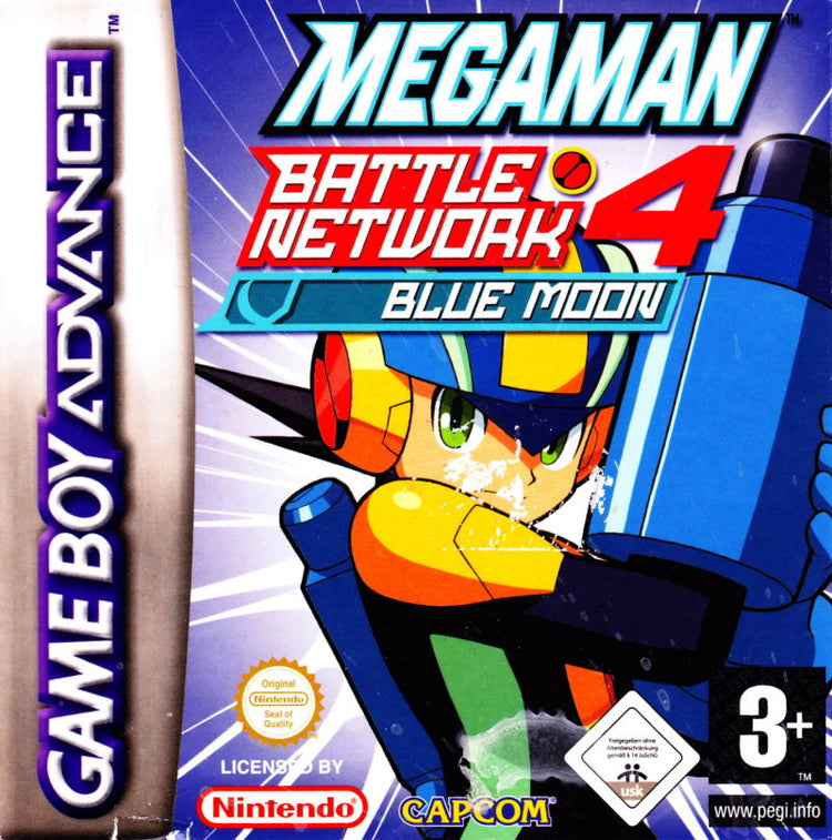 Mega Man Battle Network 4 Blue Moon - GBA Game