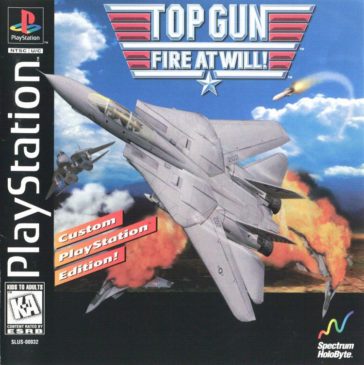 Top Gun Fire at Will - PS1 Game