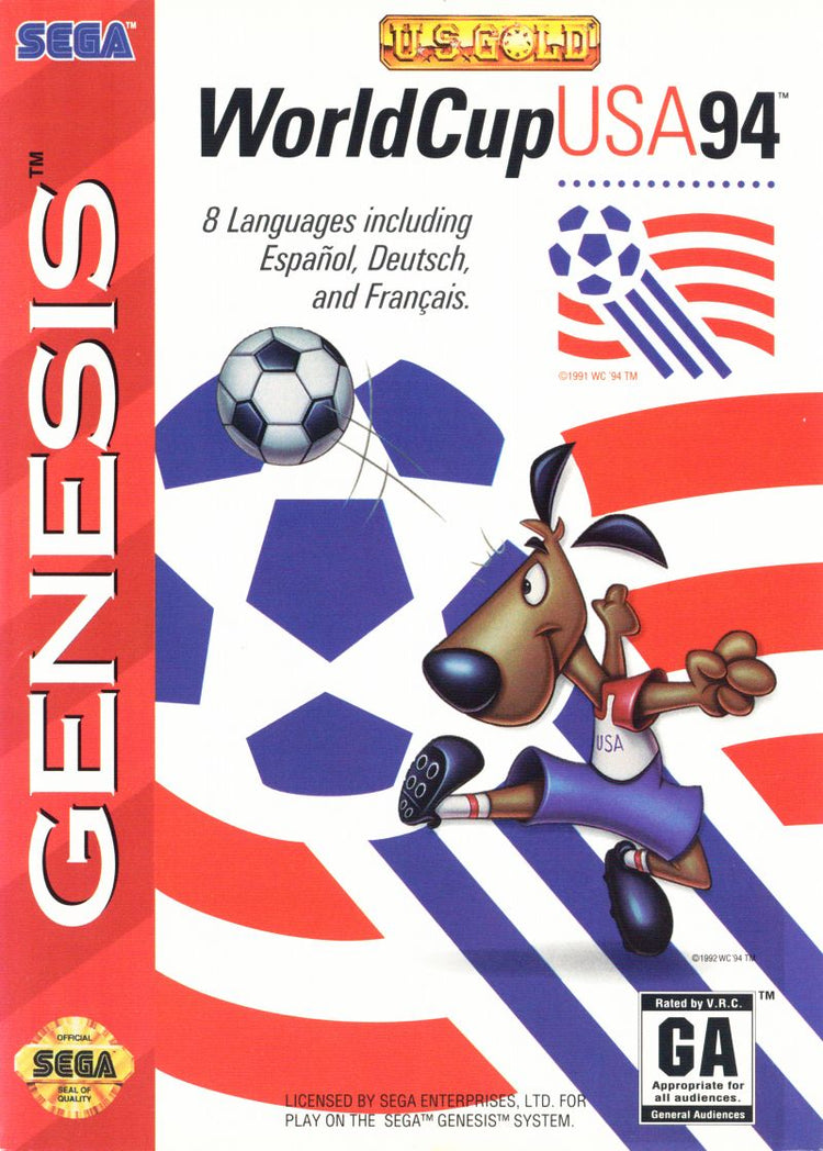 World Cup USA 94 - Sega Genesis Game