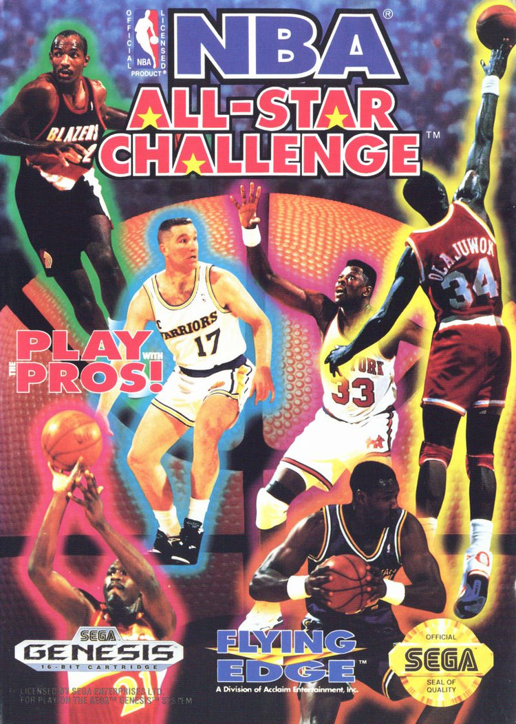 NBA All-Star Challenge - Sega Genesis Game