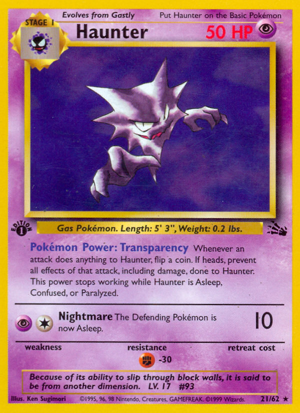 Haunter (21/62) - Fossil