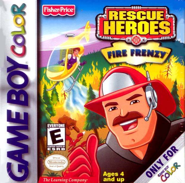Rescue Heroes Fire Frenzy - Gameboy Color Game