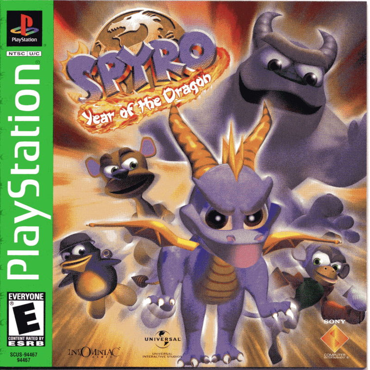 Spyro Year of the Dragon - PS1 Game