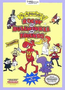 The Adventures of Rocky and Bullwinkle and Friends - NES Game