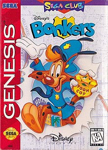 Bonkers - Sega Genesis Game