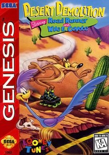 Desert Demolition - Sega Genesis Game