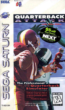 Quarterback Attack with Mike Ditka - Sega Saturn Game