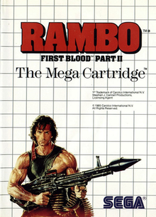 Rambo: First Blood Part II - Sega Master System Game
