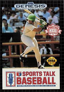 Sports Talk Baseball - Sega Genesis Game