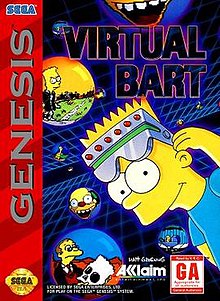 Virtual Bart - Sega Genesis Game