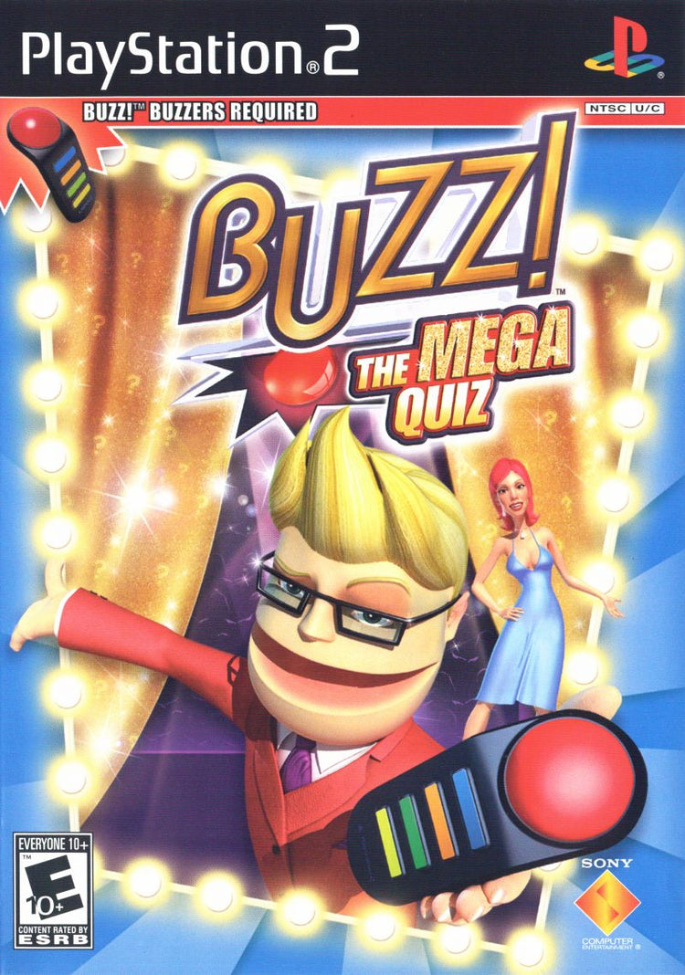 Buzz The Mega Quiz - PS2 Game