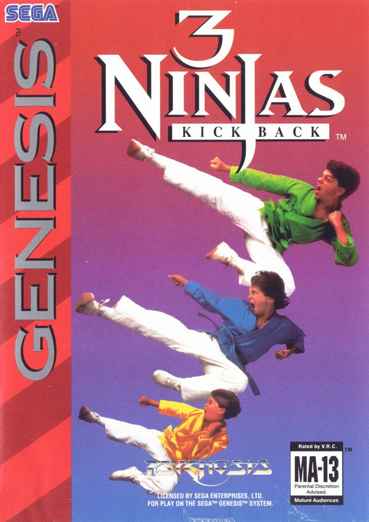 3 Ninjas Kick Back - Sega Genesis Game