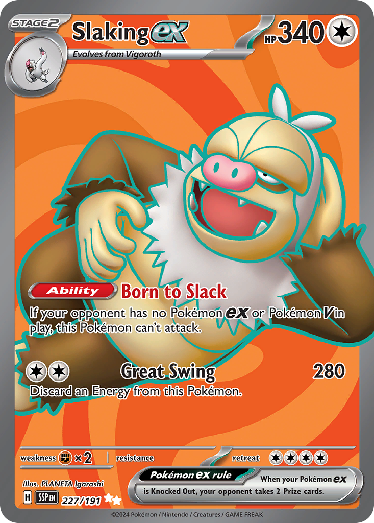 Slaking ex (227/191) - Surging Sparks