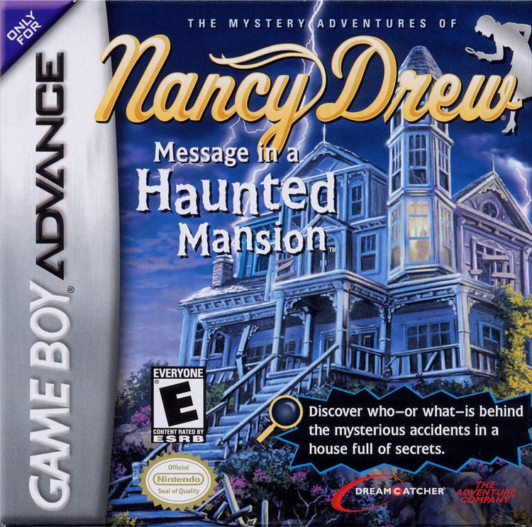 Nancy Drew Message in a Haunted Mansion - GBA Game