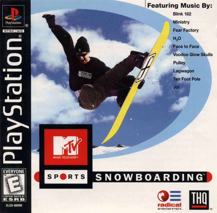 MTV Sports Snowboarding - PS1 Game