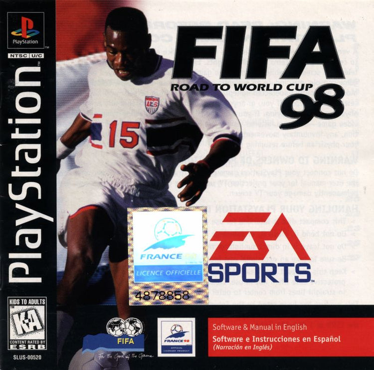 World Cup 98 - PS1 Game