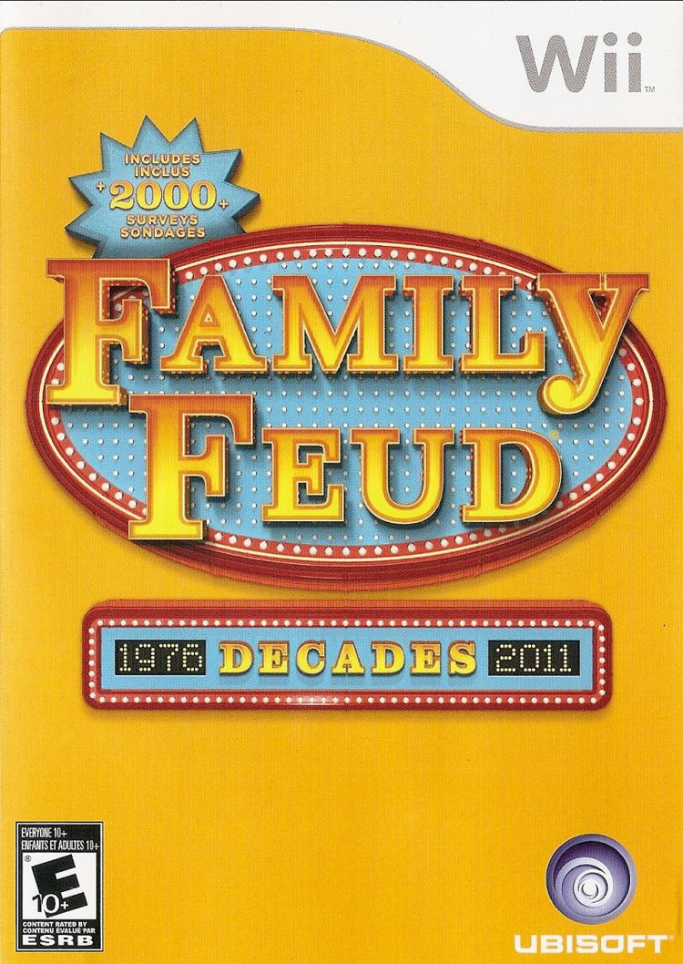 Family Feud Decades - Wii Game