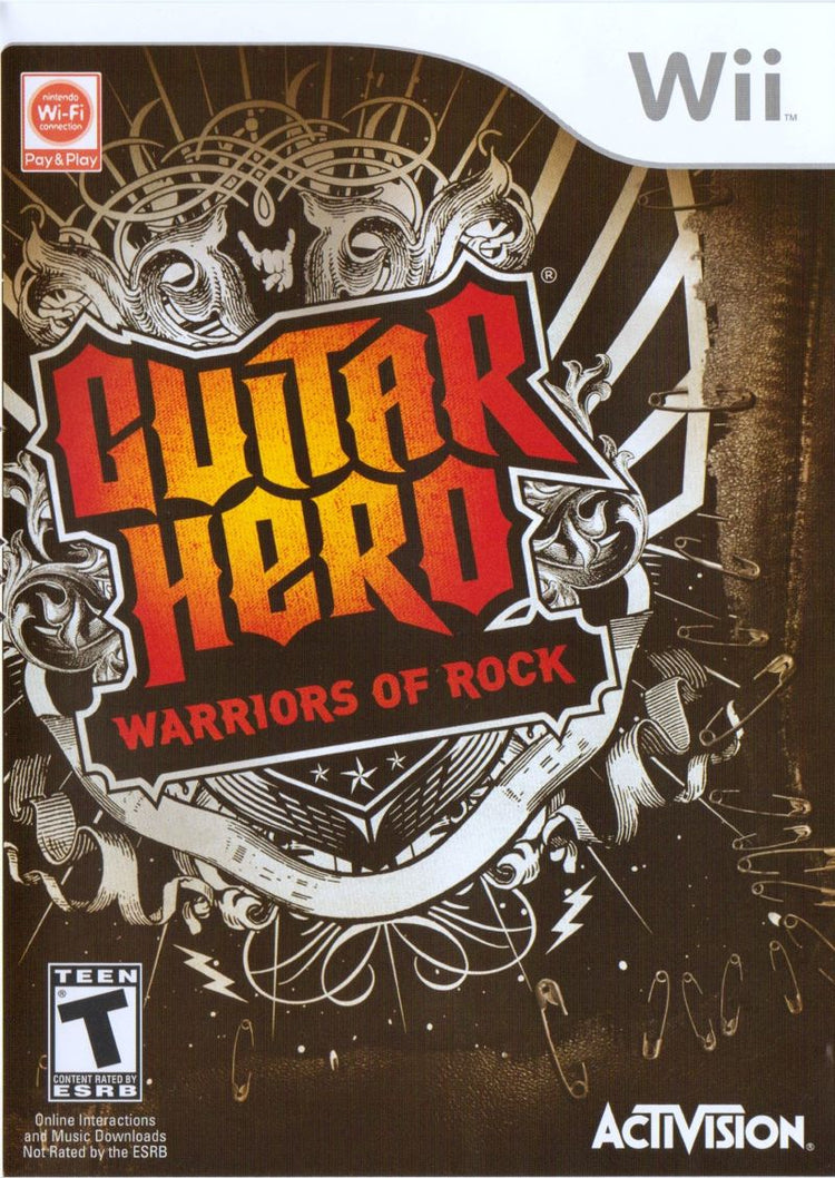 Guitar Hero: Warriors of Rock - Wii Game
