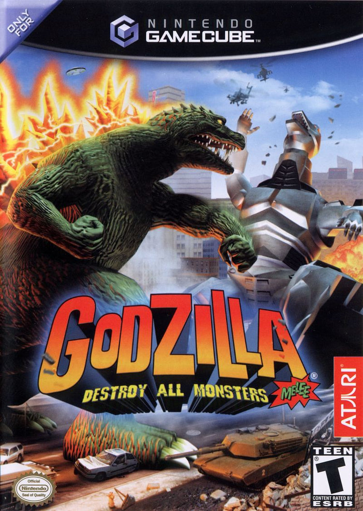 Godzilla Destroy All Monsters Melee - Gamecube Game