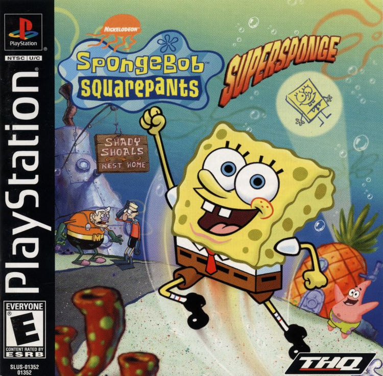 SpongeBob SquarePants Super Sponge - PS1 Game