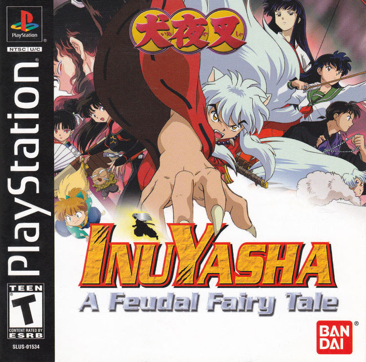Inuyasha A Feudal Fairy Tale - PS1 Game