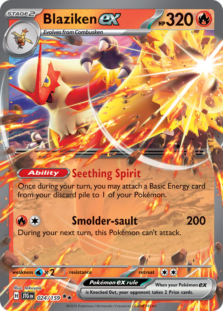 Blaziken ex (24/159) - Journey Together