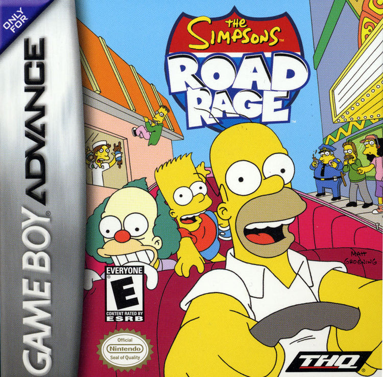 The Simpsons Road Rage - GBA Game