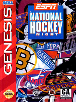 ESPN National Hockey Night - Sega Genesis Game