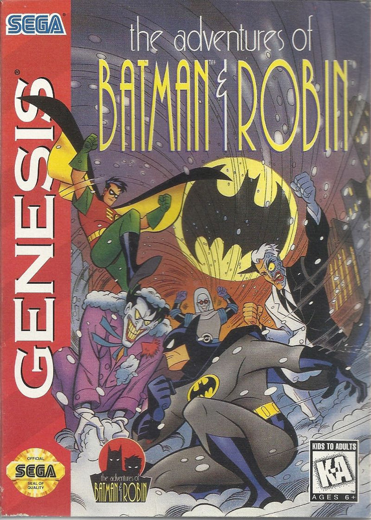 Adventures of Batman and Robin - Sega Genesis Game