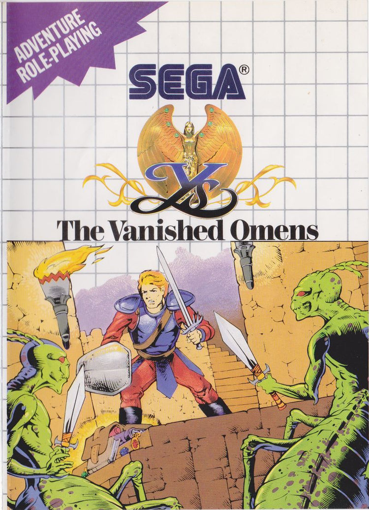 Ys the Vanished Omens - Sega Master System Game