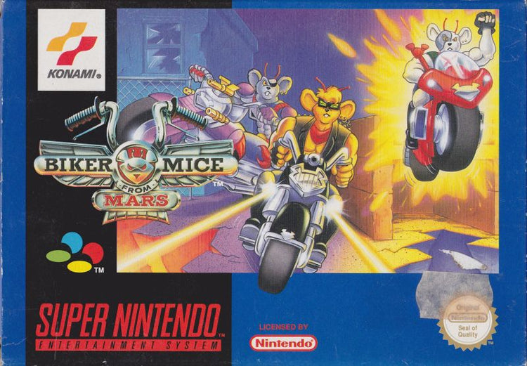 Biker Mice From Mars - SNES Game