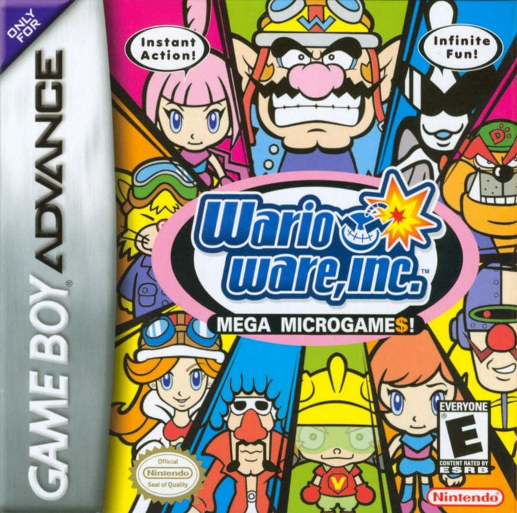 Wario Ware Mega Microgames - GBA Game