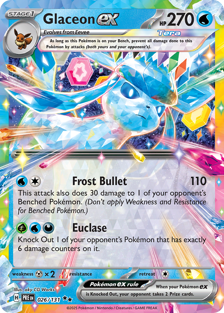 Glaceon ex (26/131) - Prismatic Evolutions