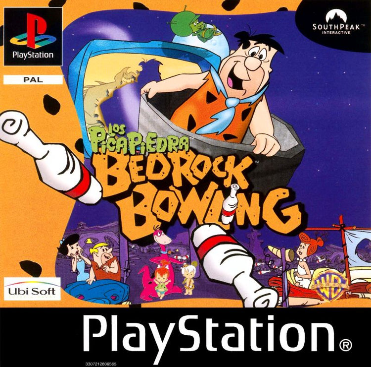 The Flintstones Bedrock Bowling - PS1 Game
