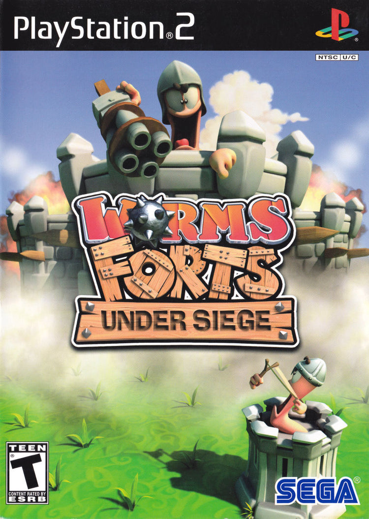 Worms Forts Under Siege - PS2 Game