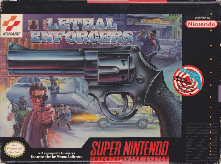 Lethal Enforcers - SNES Game