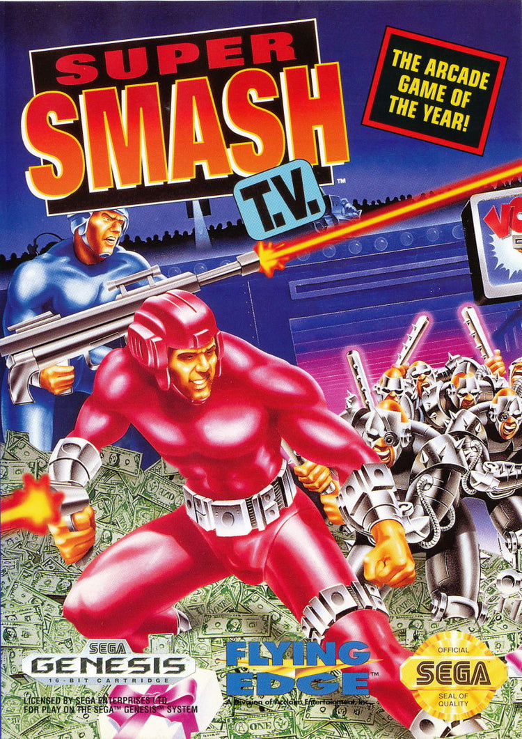 Super Smash TV - Sega Genesis Game