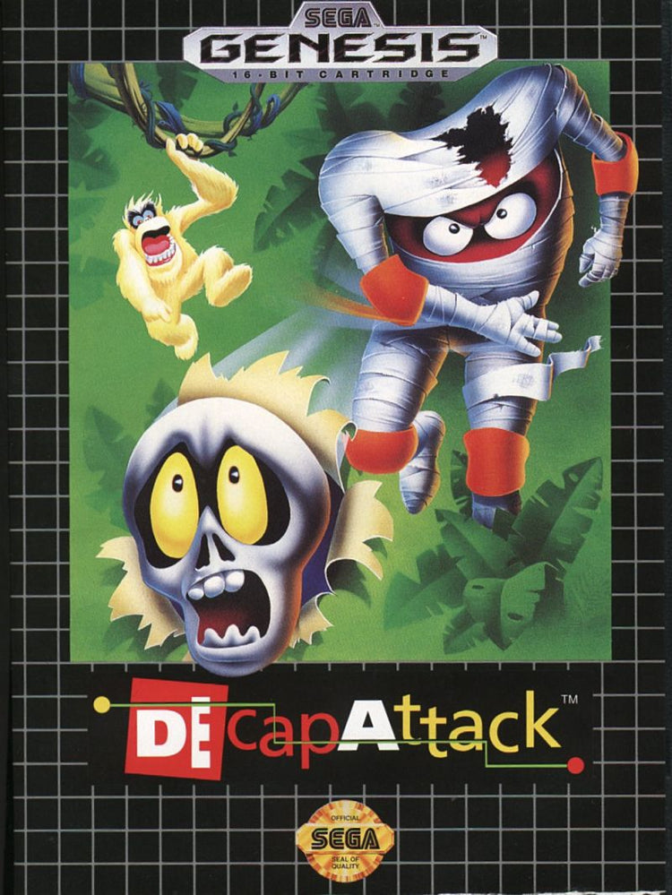 Decap Attack - Sega Genesis Game