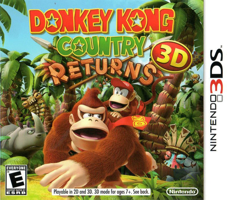 Donkey Kong Country Returns 3D - Nintendo 3DS Game