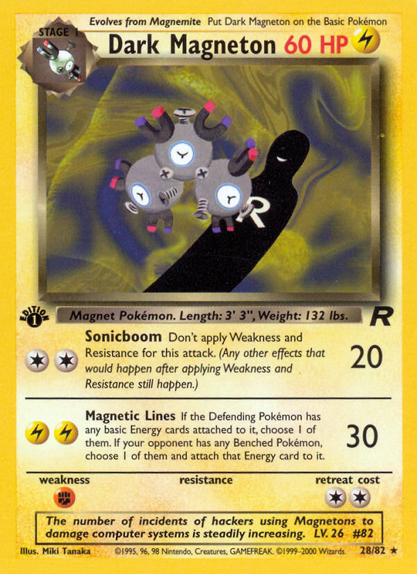 Dark Magneton (28/82) - Team Rocket