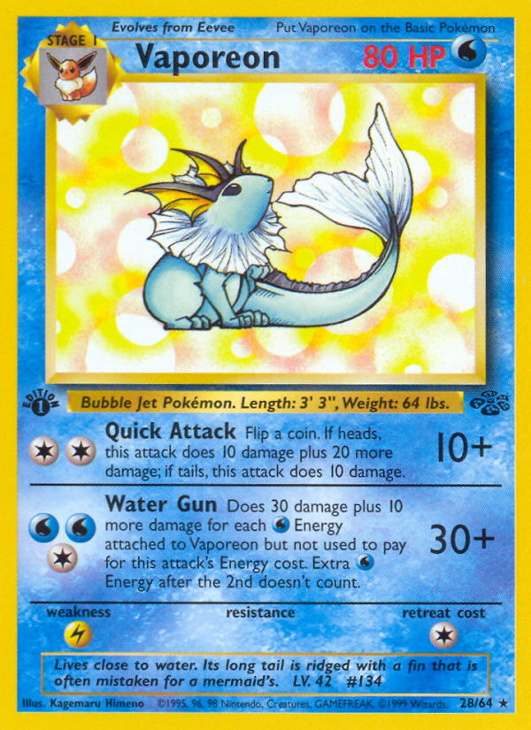 Vaporeon (28/64) - Jungle