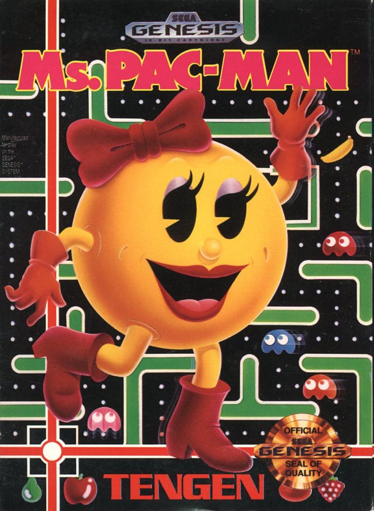 Ms. Pac-Man - Sega Genesis Game