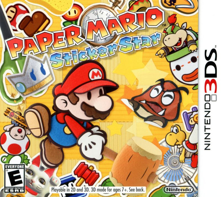 Paper Mario: Sticker Star - Nintendo 3DS Game
