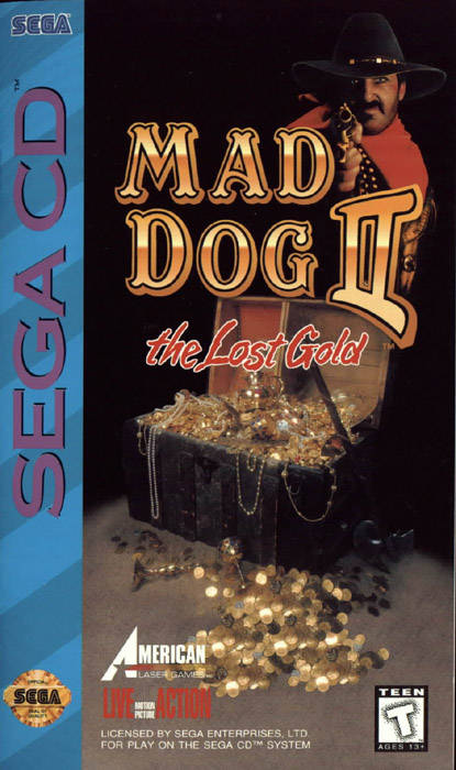 Mad Dog II Lost Gold - Sega CD Game