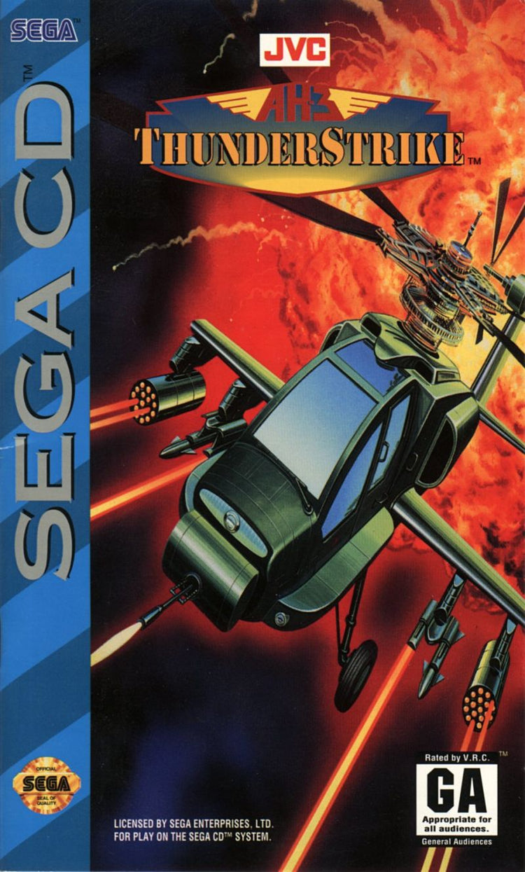 AH-3 Thunderstrike - Sega CD Game