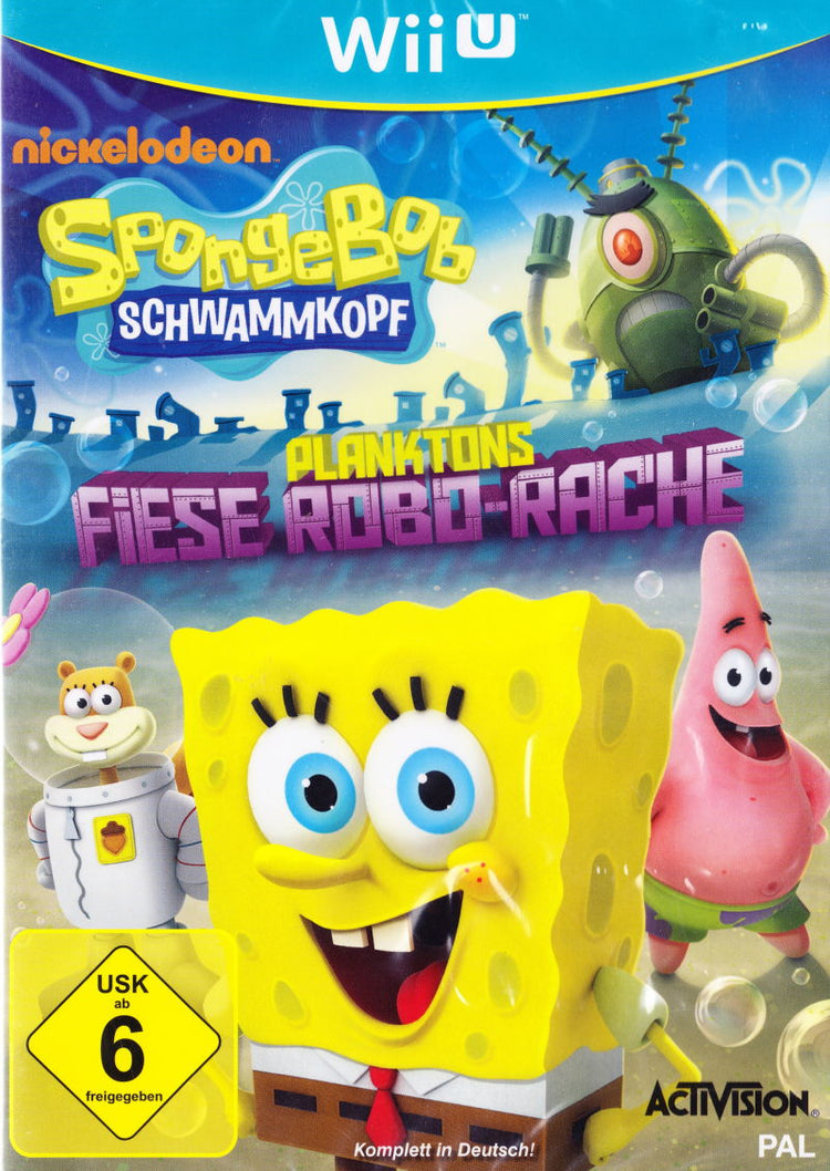 SpongeBob SquarePants: Plankton's Robotic Revenge - Wii U Game