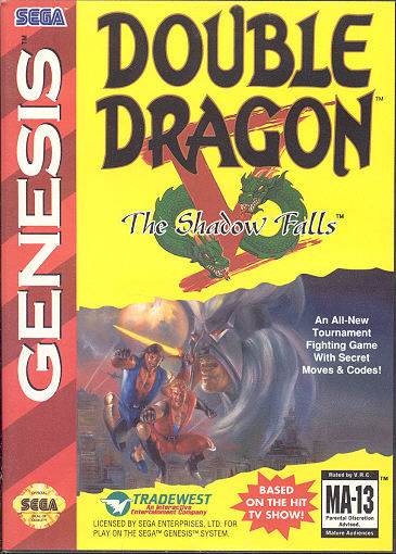 Double Dragon V The Shadow Falls - Sega Genesis Game