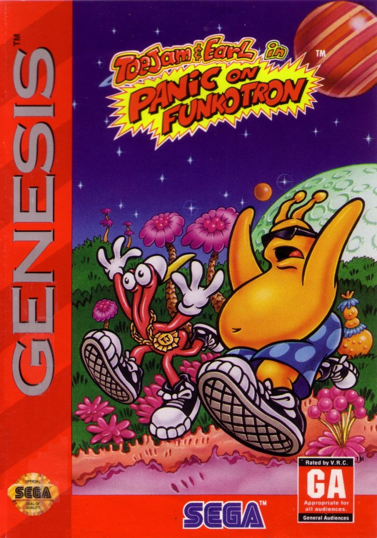 ToeJam and Earl in Panic on Funkotron - Sega Genesis Game